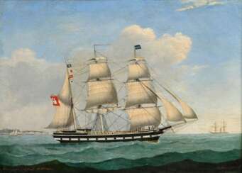 Petersen, Lorenz (1803-1870) "Hamburger Dreimaster…