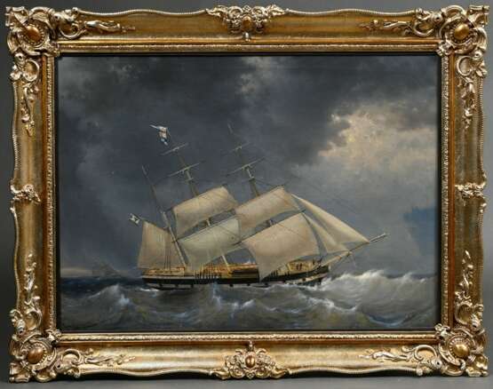 Linnig, Egide (1821-1860) “Three-masted ship ‘Arth… - фото 2