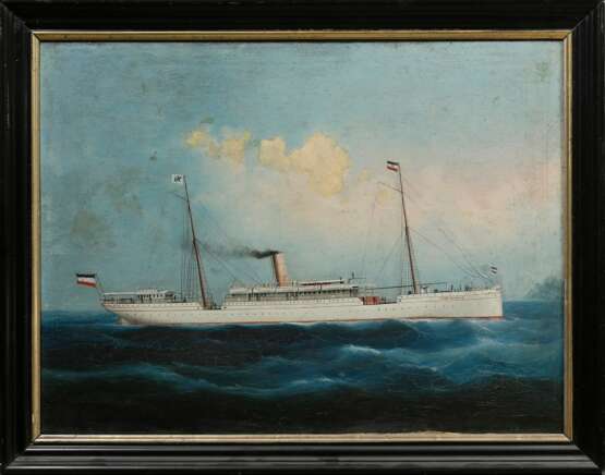 Unbekannter Marinemaler des frühen 20.Jh. "Post- u… - Foto 2