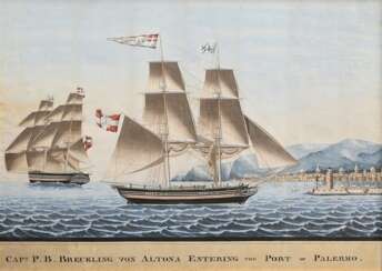 Unbekannter Marinemaler des 19.Jh. "'Triton'- Cap'…