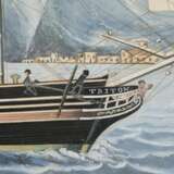 Unbekannter Marinemaler des 19.Jh. "'Triton'- Cap'… - Foto 3