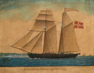 Renault, Michele (1830-1870) "Schooner 'Otto von B…