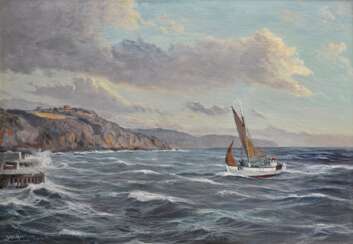 Holst, Johannes (1880-1965) ‘Coast of Bornholm wit…