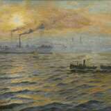 Müller, Karl (1865-1942) ‘Evening Hamburg Harbour … - фото 1