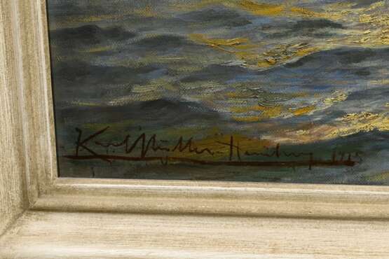 Müller, Karl (1865-1942) ‘Evening Hamburg Harbour … - фото 3