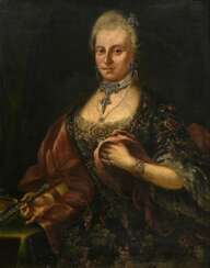 Unknown painter, circa 1770 ‘Half-length portrait …