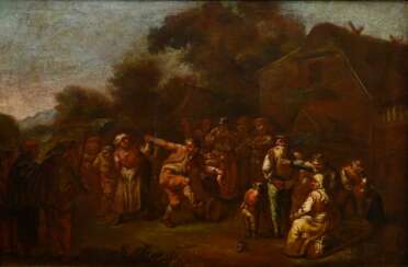 Unknown artist of the 18th c. ‘Dance scene in the …