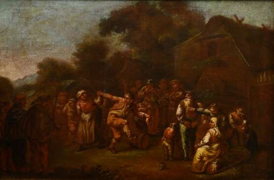 Unknown artist of the 18th c. ‘Dance scene in the … - photo 1