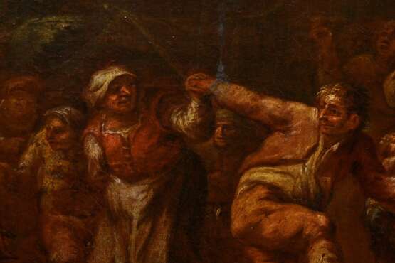 Unknown artist of the 18th c. ‘Dance scene in the … - photo 3