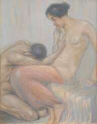 Unknown artist, around 1900, ‘Submission’, pastel,…