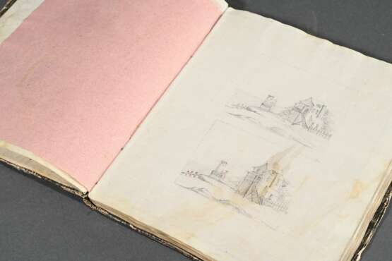 Old sketchbook with approx. 27 fine pencil, ink an… - фото 3 Old sketchbook with approx. 27 fine pencil, ink an… - фото 3