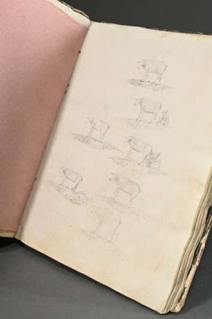 Old sketchbook with approx. 27 fine pencil, ink an… - фото 4 Old sketchbook with approx. 27 fine pencil, ink an… - фото 4