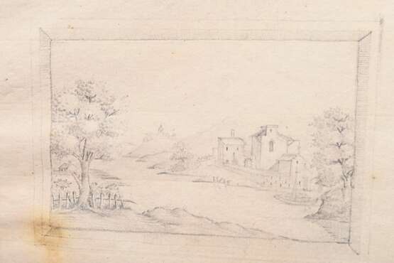 Old sketchbook with approx. 27 fine pencil, ink an… - фото 5 Old sketchbook with approx. 27 fine pencil, ink an… - фото 5