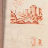 Old sketchbook with approx. 27 fine pencil, ink an… - фото 6