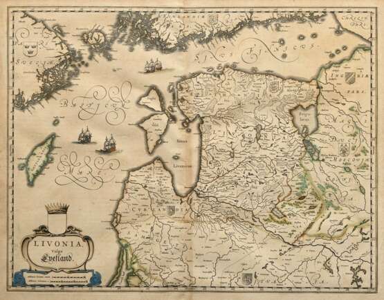 Blaeu, Willem Janszoon (1571-1638) ‘Livonia, vulg… - photo 1 Blaeu, Willem Janszoon (1571-1638) ‘Livonia, vulg… - photo 1