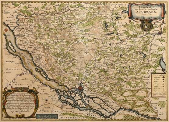 Mejer, Johannes (1606-1674) ‘Map of the Principali… - photo 1 Mejer, Johannes (1606-1674) ‘Map of the Principali… - photo 1