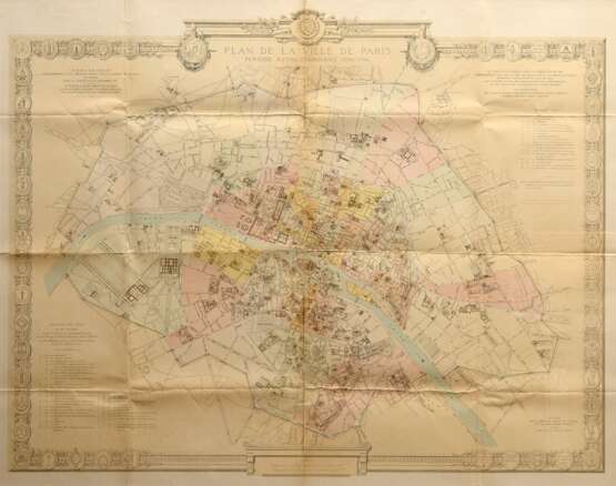 ‘Map of the city of Paris during the Revolution (1… - photo 1