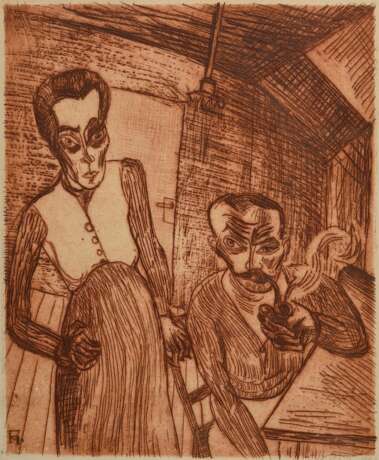 Felixmüller, Conrad (1897-1977) ‘Workers couple (m… - photo 1