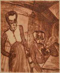 Felixmüller, Conrad (1897-1977) ‘Workers couple (m…