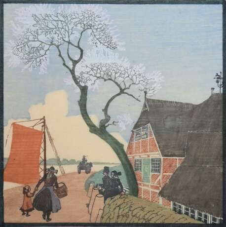 Förster, Hans (1885-1966) ‘Am Deich’ (On the Dyke)… - photo 1