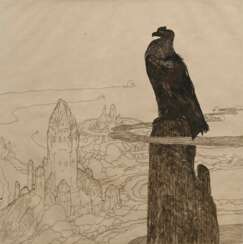 Hablik, Wenzel August (1881-1934) ‘Eagle over the …