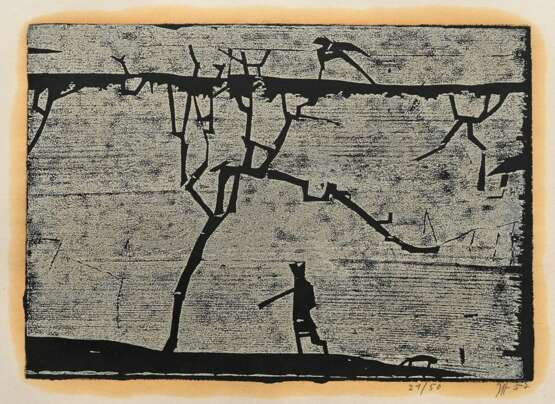 Janssen, Horst (1929-1995) "Der Morgen" 1957/1987,… - Foto 1