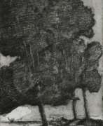 Хорст Янссен. Janssen, Horst (1929-1995) ‘Trees in Backlight’ 19…