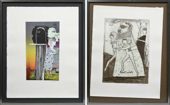 2 Wunderlich, Paul (1927-2010) "Lot mit Tochter" u… - Foto 1