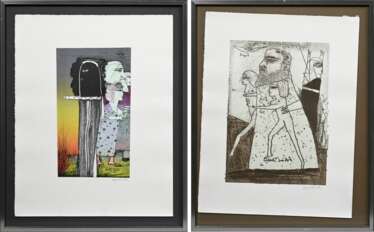 2 Wunderlich, Paul (1927-2010) ‘Lot with Daughter’…