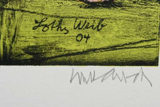 2 Wunderlich, Paul (1927-2010) "Lot mit Tochter" u… - Foto 3