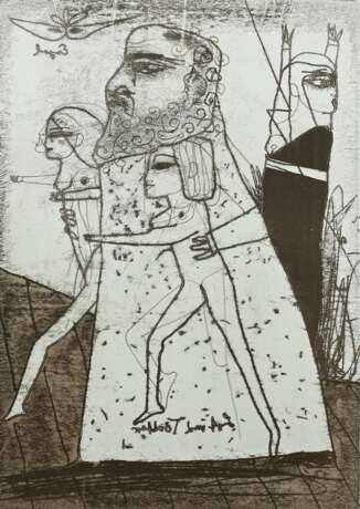 2 Wunderlich, Paul (1927-2010) "Lot mit Tochter" u… - Foto 4