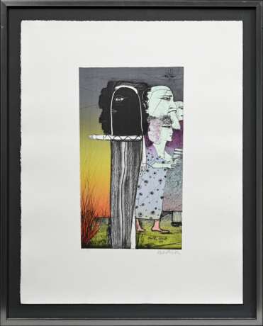 2 Wunderlich, Paul (1927-2010) "Lot mit Tochter" u… - Foto 6