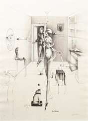 Wunderlich, Paul (1927-2010) ‘Couple with Masks’ 1…