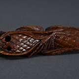 Boxwood netsuke ‘Four quails on millet branches’ w… - фото 3