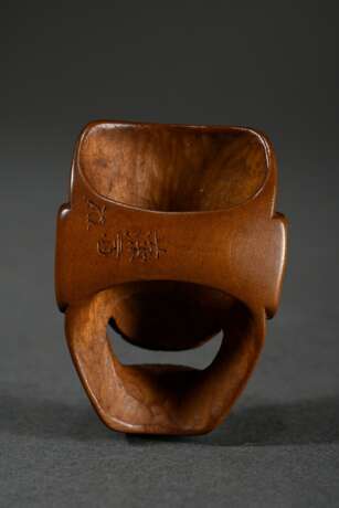 Buchsbaum Netsuke "Beshimi Mask," signed Sosai mit… - photo 4 Buchsbaum Netsuke "Beshimi Mask," signed Sosai mit… - photo 4