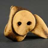Mingei Hirschhorn netsuke ‘2 masks: Oni and Usofuk… - photo 2