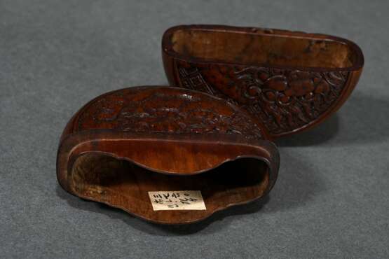 Rare boxwood Hako netsuke ‘Shishi on rocks’, circa… - photo 3 Rare boxwood Hako netsuke ‘Shishi on rocks’, circa… - photo 3