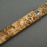 Japanese deer antler pipe container (kiseruzutsu) … - photo 1