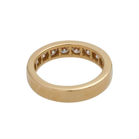 Halbmemoire Ring mit Brillanten zusammen ca. 1,01 ct - фото 4