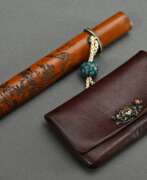 Обзор. Japanese smoking set (kiseruzutsu and tabako-ire),…