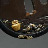 Very fine shibuichi tsuba ‘Taikôbô fishing under a… - photo 5