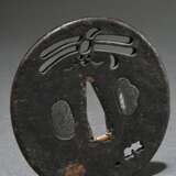 Iron tsuba with negative silhouette ‘dragonfly’, E… - photo 1