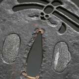 Iron tsuba with negative silhouette ‘dragonfly’, E… - photo 3