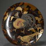 Japanese tortoiseshell plate with delicate lacquer… - photo 1