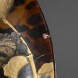 Japanese tortoiseshell plate with delicate lacquer… - photo 6
