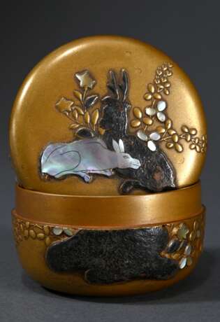 Natsume tea caddy in Rinpa style with mother-of-pe… - фото 1 Natsume tea caddy in Rinpa style with mother-of-pe… - фото 1