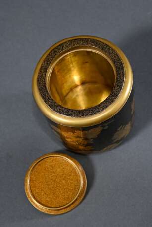 Natsume tea caddy with gold decoration ‘Chrysanthe… - photo 4 Natsume tea caddy with gold decoration ‘Chrysanthe… - photo 4