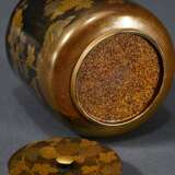 Natsume tea caddy with gold decoration ‘Chrysanthe… - photo 5