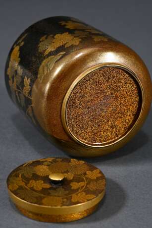 Natsume tea caddy with gold decoration ‘Chrysanthe… - photo 5 Natsume tea caddy with gold decoration ‘Chrysanthe… - photo 5