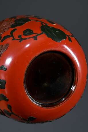 Rotlack Natsume Teedose mit Schnitzlack "Blumen un… - Foto 5 Rotlack Natsume Teedose mit Schnitzlack "Blumen un… - Foto 5